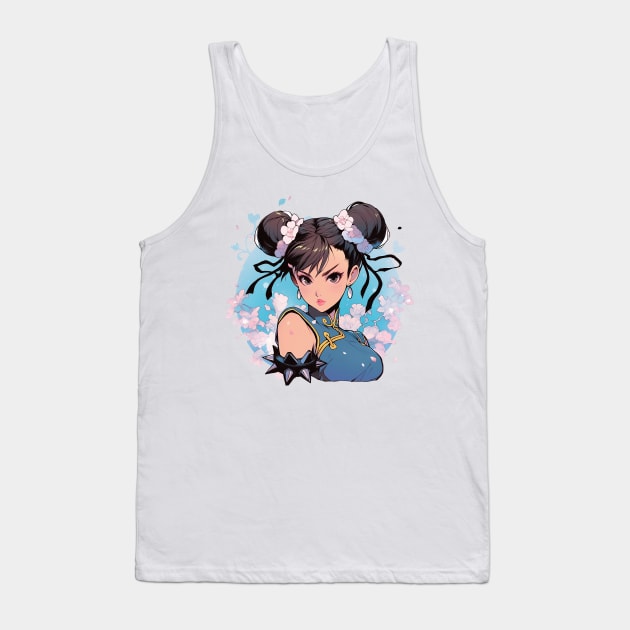 chun li Tank Top by dorapeterx